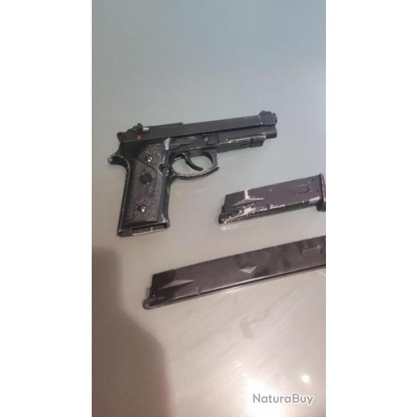 m9a1 kjw full metal beretta GBB CO2 (deux chargeurs)