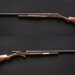 Rare Fusil à pompe Winchester 1893 catégorie D calibre 12