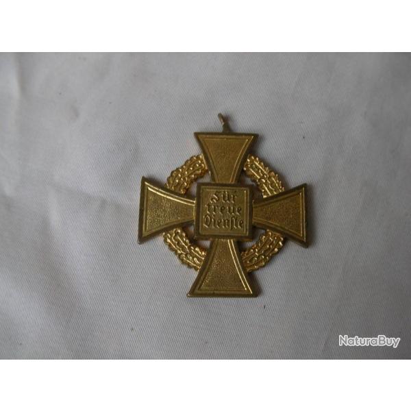 WW2 ALLEMAGNE MDAILLE DOR ALLEMANDE 25 ANS DE FIDLIT "   "