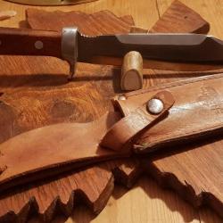 Couteau de chasse vintage Hunter d'Hubertus solingen.