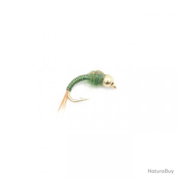 Nymphe perdigone bille tungstne epoxy verte H10