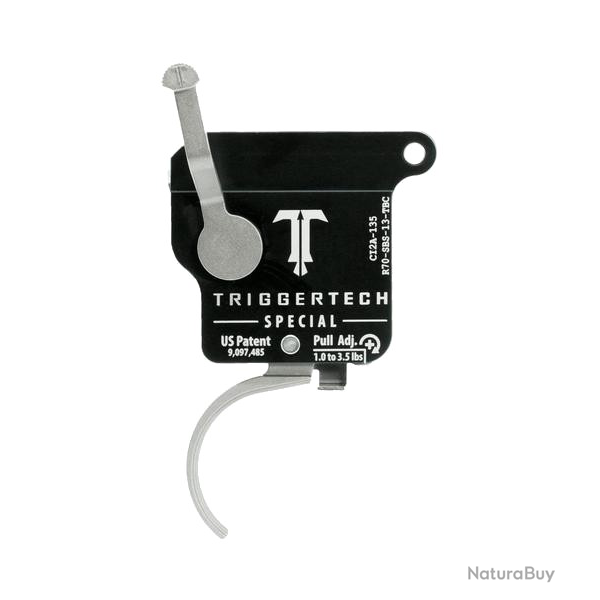 Détente Triggertech Special - Rem 700 - Courbée - Inox