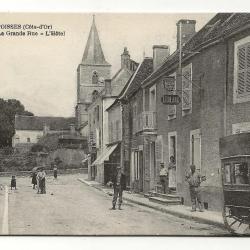 Carte Postale Ancienne - Époisses (21) - Rue des Forges aujourd'hui - L'Hôtel Leblanc
