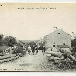 Carte Postale Ancienne - NAYMONT (88), section d'Uzemain - L'Ecole