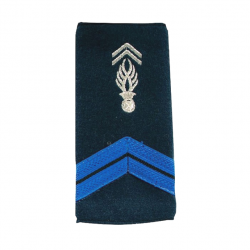 Grade Gendarmerie Fourreau Gendarme Adjoint Brodé Patrol Equipement Bleu Brigadier