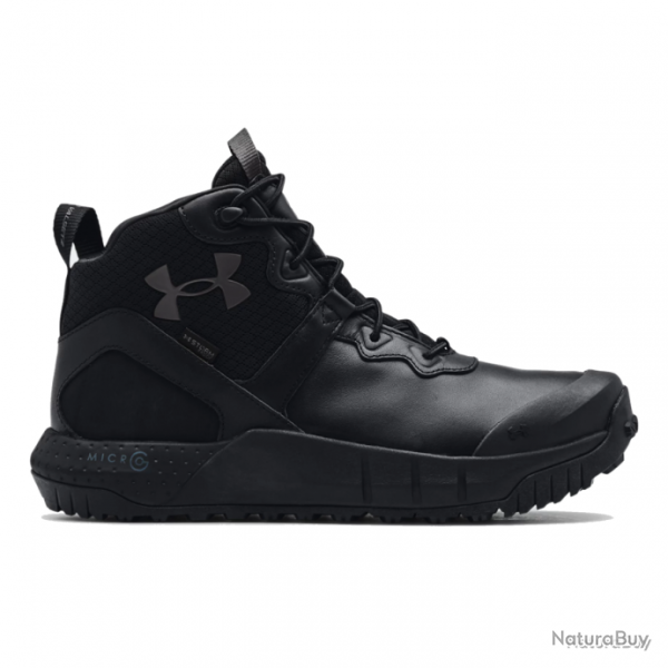 Chaussures tactiques MG Valsetz Mid LTHR WP Under Armour Noir