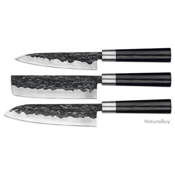 SAMURA - SMSBL0220 - BLACKSMITH COFFRET 3 COUTEAUX