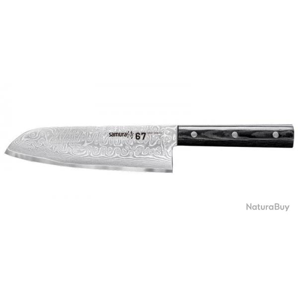 SAMURA - SMSD670094M - DAMASCUS 67 SANTOKU