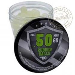 WSD - Pot de 100 billes silicone phosphorescent Night vision .50
