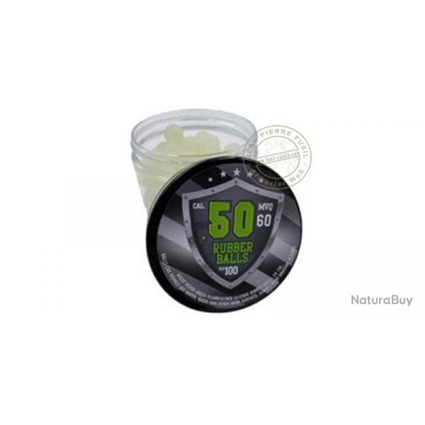 WSD - Pot de 100 billes silicone phosphorescent Night vision .50