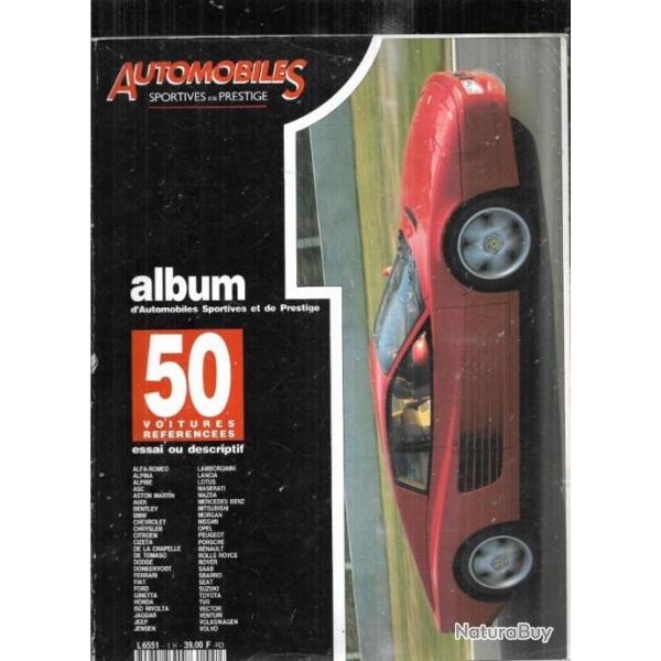 automobiles sportives et de prestige album 50 voitures de rfrence 1991
