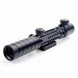 lunette de chasse riflescope zoom 3-9x32 2000m green/red