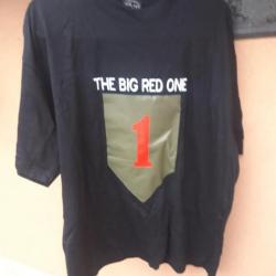T-SHIRT NOIR "THE BIG RED ONE"