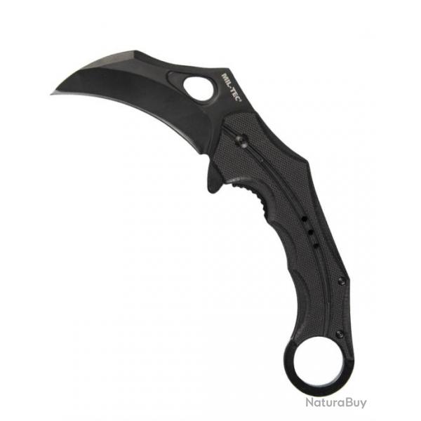 Couteau one-hand "Karambit" G10 noir