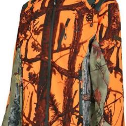 BLOUSON PERCUSSION CHASSE SOFTSHELL GHOSTCAMO BLAZE TAILLE XL