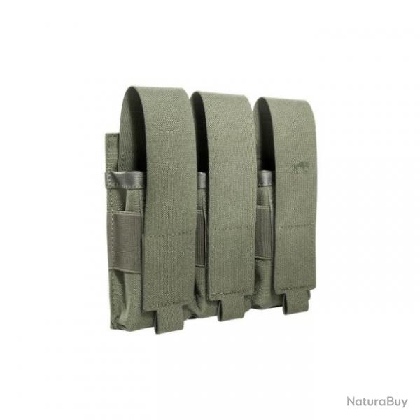 3 Portes-Chargeurs Simples Tasmanian Tiger 3 SGL Mag  Pouch MP7 Velcro - Olive