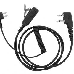 Câble compatible G9 avec prise 2 pin Peltor