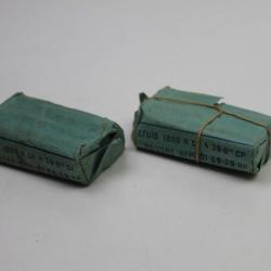 Lot 2 ballotins munitions LEBEL 1886