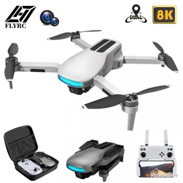 Drone Rsolution 8K HD double camra 360  3 vitesses + 2 batteries + Sac