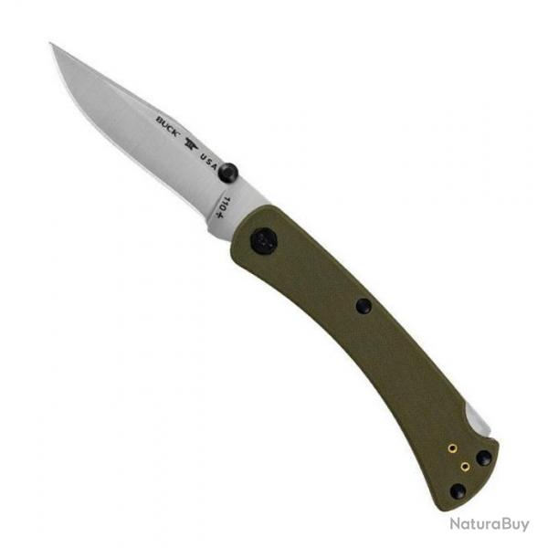 Couteau "110 Slim Pro TRX", Couleur vert [Buck]