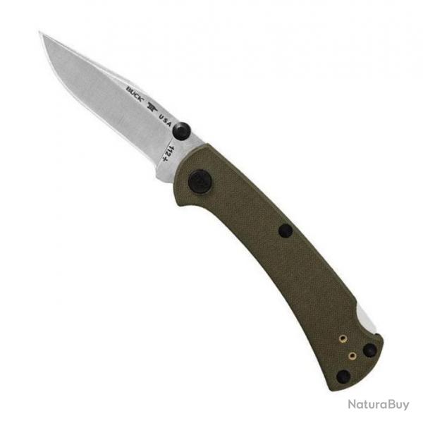 Couteau "112 Slim Pro TRX", Couleur vert [Buck]