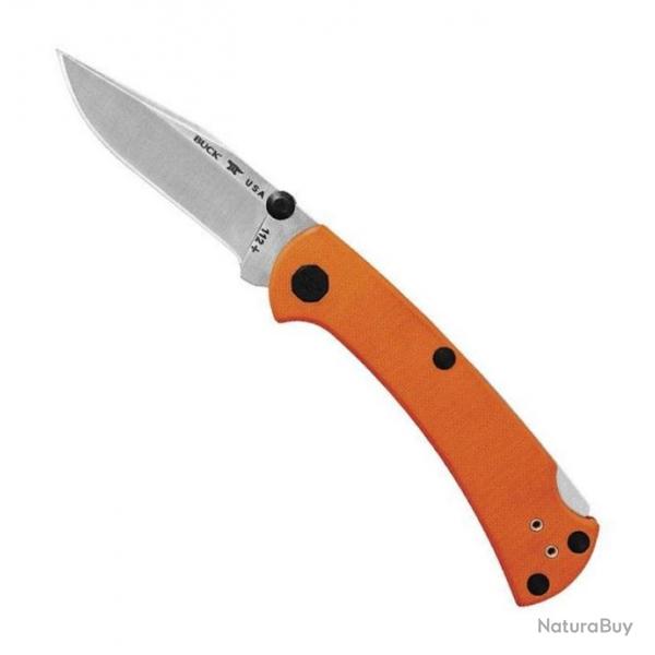 Couteau "112 Slim Pro TRX", Couleur orange [Buck]