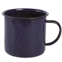 Tasse émaillée bleue western 680ml