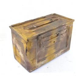 Caisse à munitions Armée Américaine UNITED Cal. .50 M2, camouflée camo. Tir tar rangement militaire