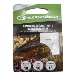 Hameçon Garbolino Spécial Truite Bleu Renversé 10 / D 0.18mm