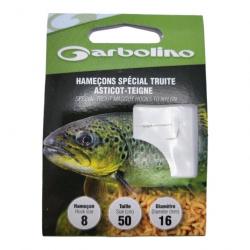 Hameçon Garbolino Spécial Truite Asticots Teignes 6 / D 0.16mm