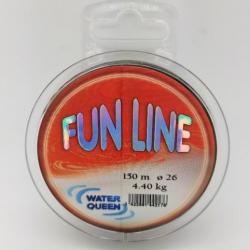 Bobine nylon Water Queen Fun Line 150m 4,40kg Diamètre 26 neuve