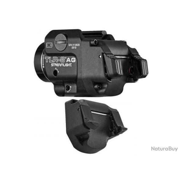 Lampe tactique Streamlight TLR - 8AG -  Avec Switch haur et bas  - La - Noir