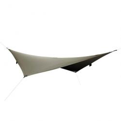 Tarp 2 TC Tatonka - Toile Coton Imperméable  Beige Sable - 400x400 cm