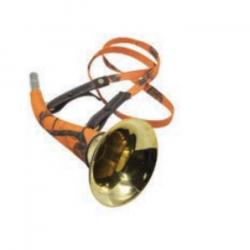 Corne Plate Januel en Laiton Gainée  - Orange Camo  Sous Blister - 30 cm