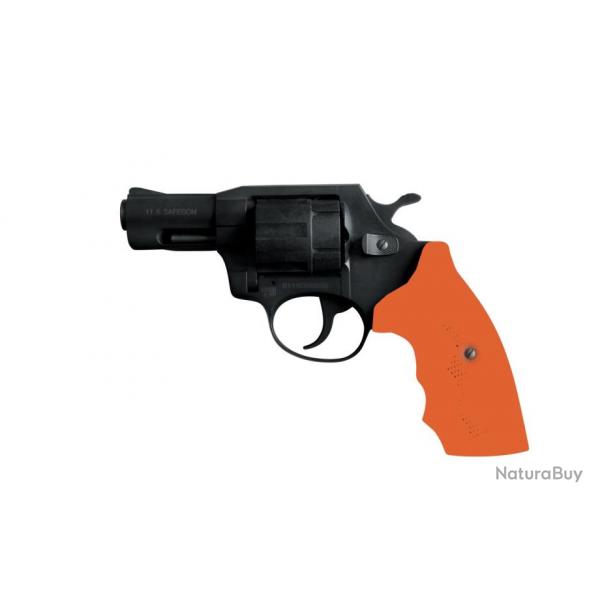 Revolver Safegom standard 21/2" avec poigne fluo orange