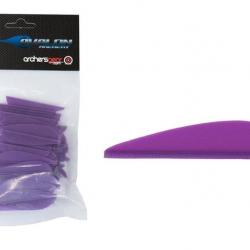 Lot de 100 plumes Avalon Tyro 2 pouces Purple