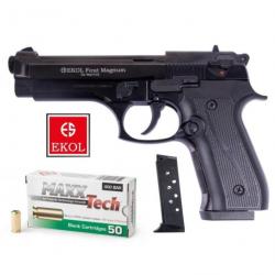 Pack Chargeur Pistolet EKOL Firat Magnum Black - Calibre 9mm PAK