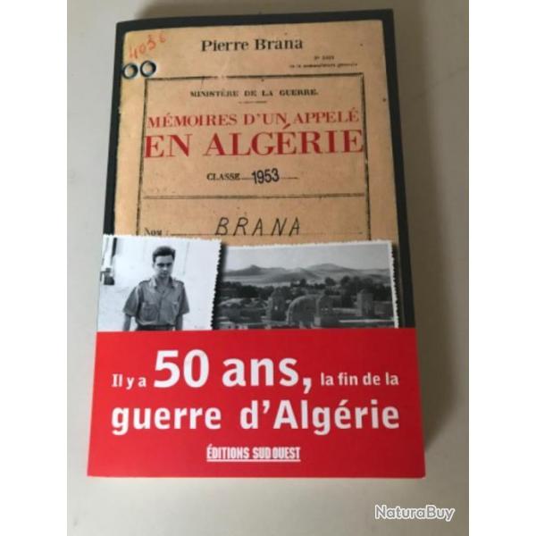 Livre, mmoires d'un appel en Algrie, classe 1953.Guerre d'algrie.