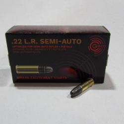 boite de 500 cartouches 22lr, Geco Semi Auto , round nose, 40 grains