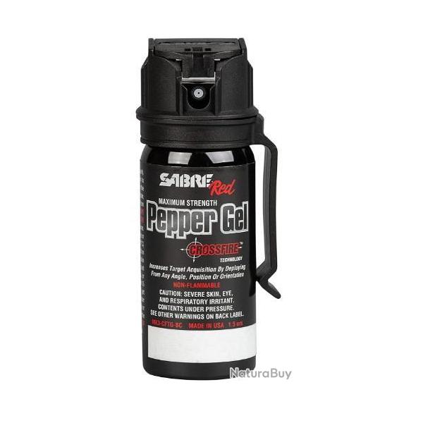 Bombe Lacrymogne au gel Piment Spray MK3 Crossfire 44 ml