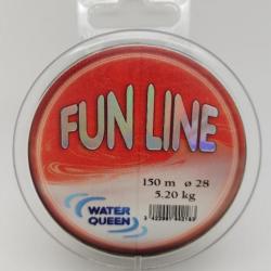 Bobine nylon Water Queen Fun Line 150m 5,20kg 28/100 neuve
