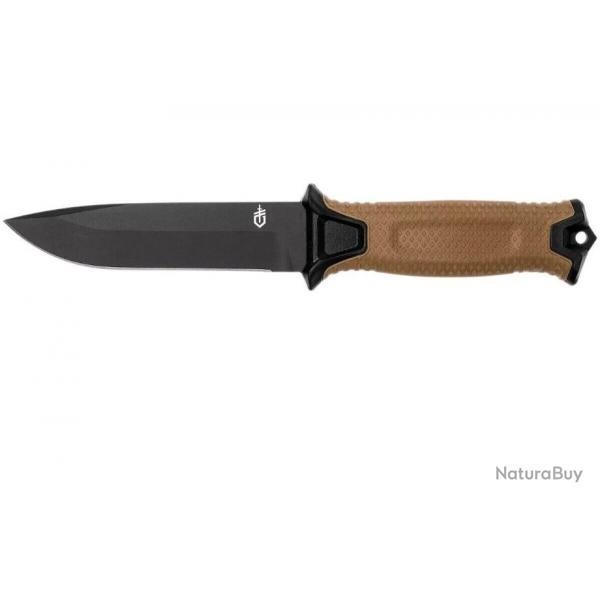 Couteau GERBER Strongarm Fixed Blade Coyote Lame Lisse Randonne Camping Chasse