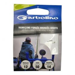 Hameçons Garbolino Forgé Bronzé Droit 2 / D 0.26mm