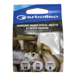 Hameçons Garbolino Bronze Spécial Ablette et Petits Poissons 18 / D 0.08mm