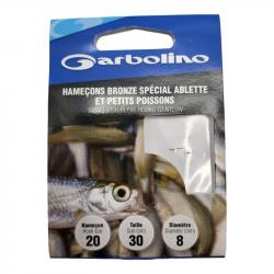 Hameçons Garbolino Bronze Spécial Ablette et Petits Poissons 20 / D 0.08mm