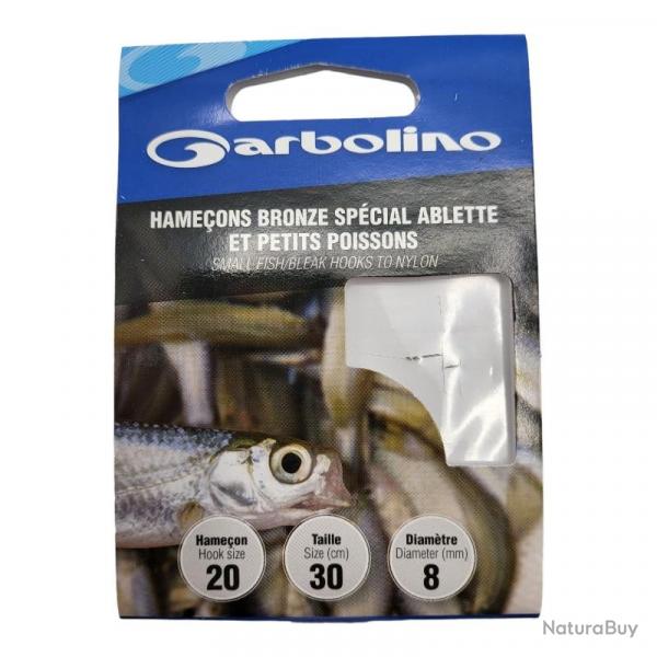 Hameons Garbolino Bronze Spcial Ablette et Petits Poissons 20 / D 0.08mm