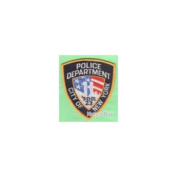Ecusson NYPD NYPD 9-11-01 23 Memorial Patch