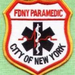 Ecusson FDNY Paramedic City Of New York