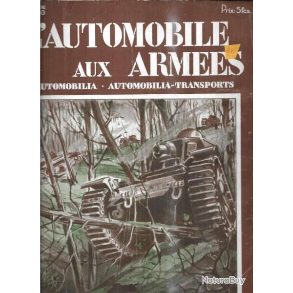 l'automobile aux armes , automobilia transports 430 avril 1940 , laffly , willeme