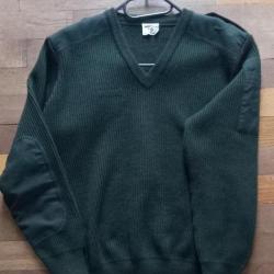 Pull col V armee francaise neuf taille 96 m